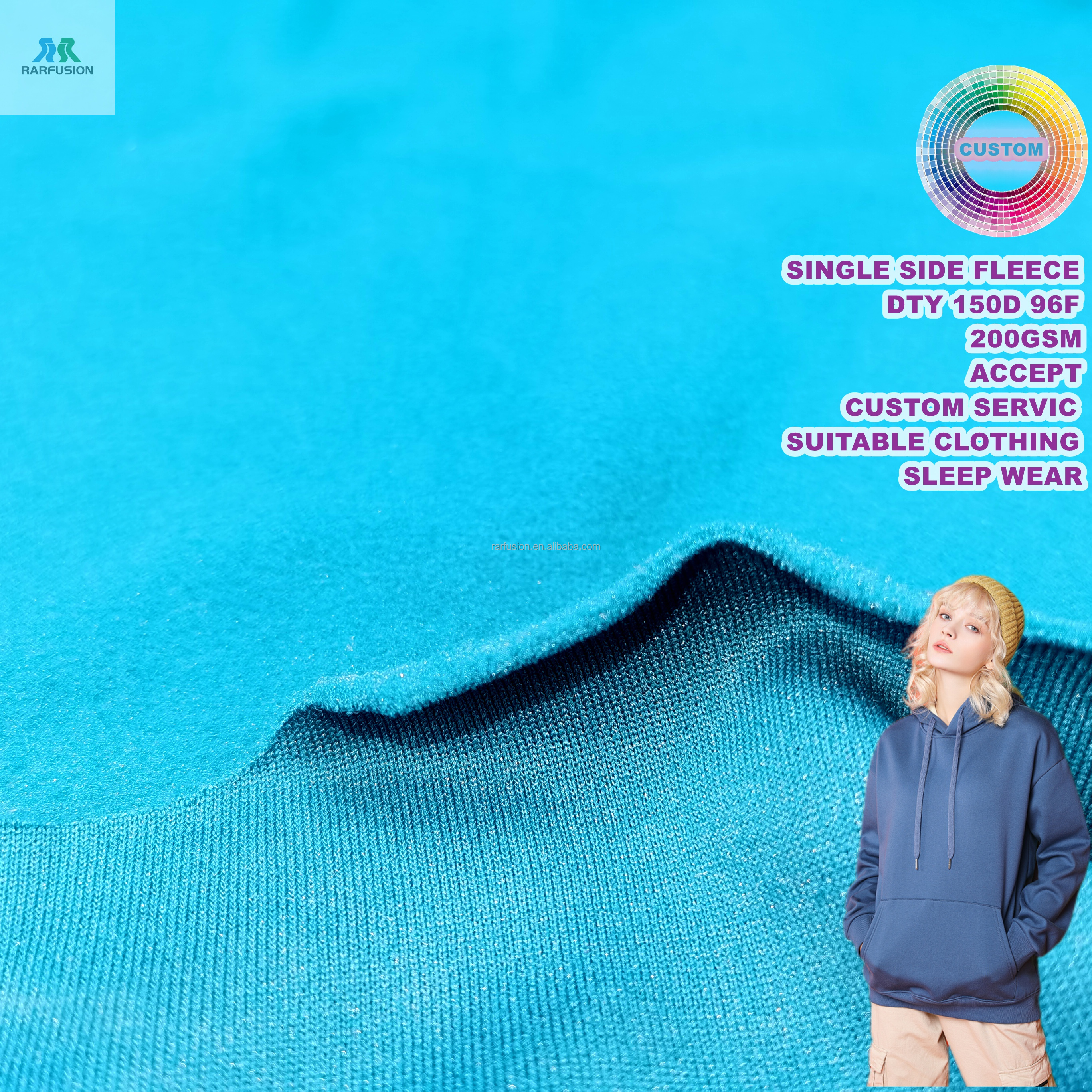 Plasid Single Side fleece fabric manufacture