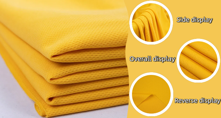 Mesh Fabric Knit Small Holes Square Birds Eye Fabric factory