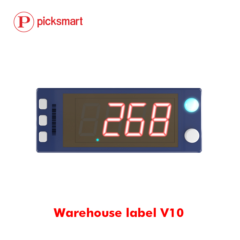 V10 Factory Sale Smart PTL Warehouse Electronic Shelf Label Smart Digital Pick To light put wall ESL System