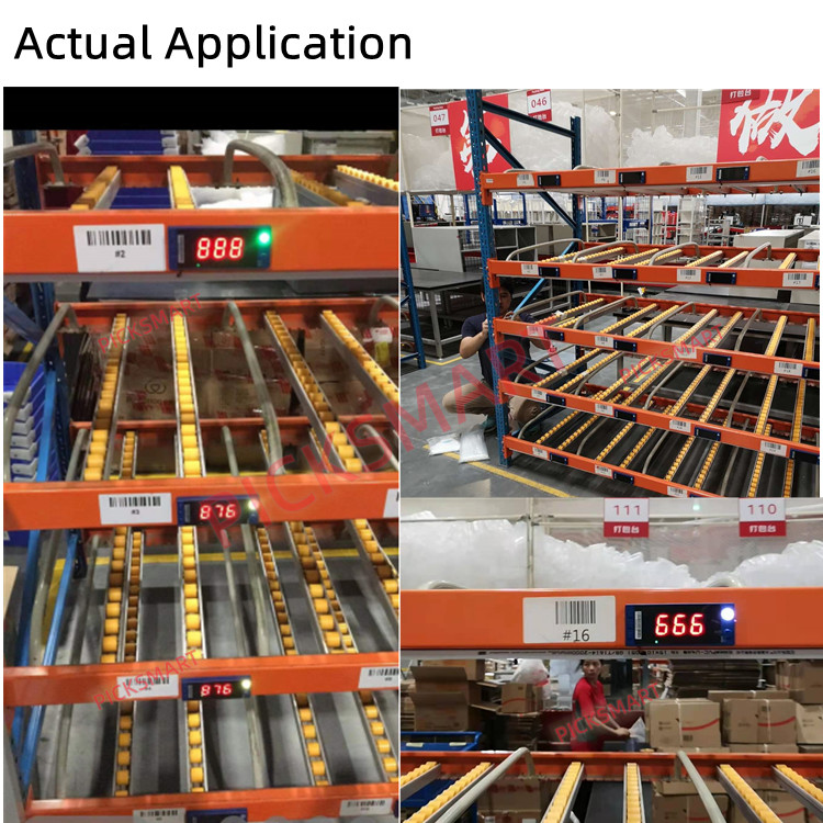 V20 Smart PTL Warehouse 6-Digit Digital Tube Electronic Shelf Label Pick To light ESL Put Wall System factory