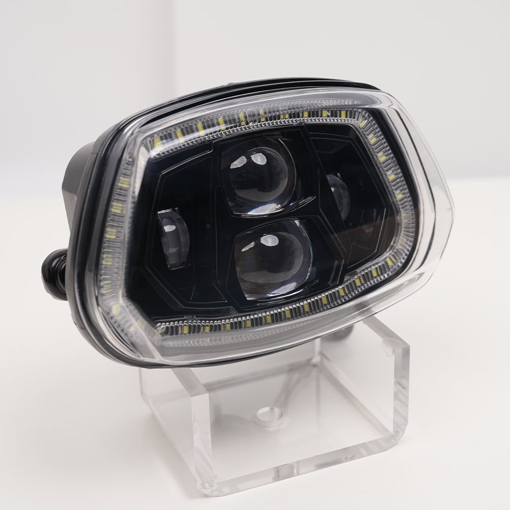 Yiaalux LED motor Headlight headlamp with halo ring For Vespa Sprint 150 Head Lamp factory