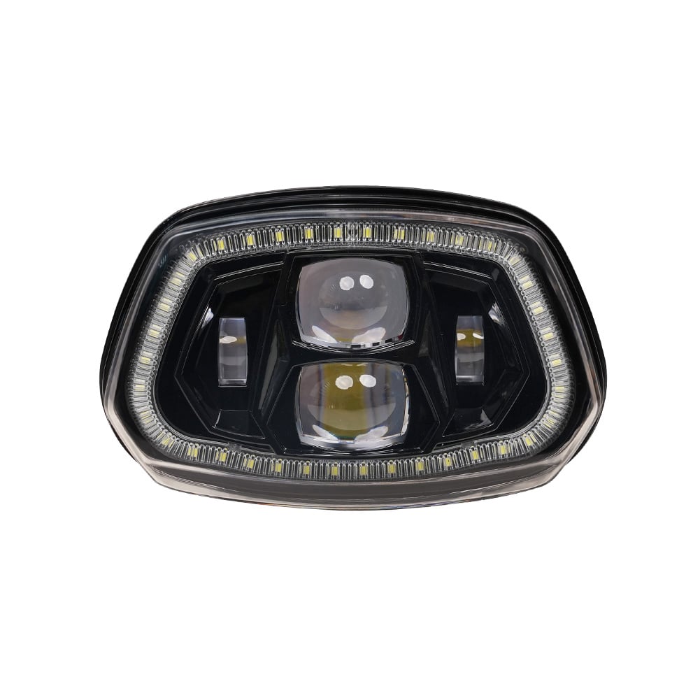 Yiaalux LED motor Headlight headlamp with halo ring For Vespa Sprint 150 Head Lamp manufacture