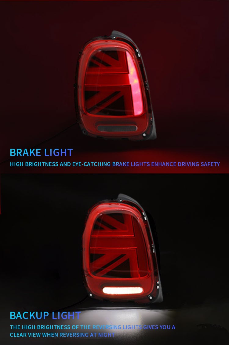 Upgrade hot sale LED taillamp taillight rear lamp rear light for BMW MINI F55 F56 F57 tail lamp tail light 2014-2017 factory
