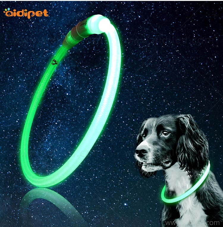 AIDI-C1 LED dog collar details