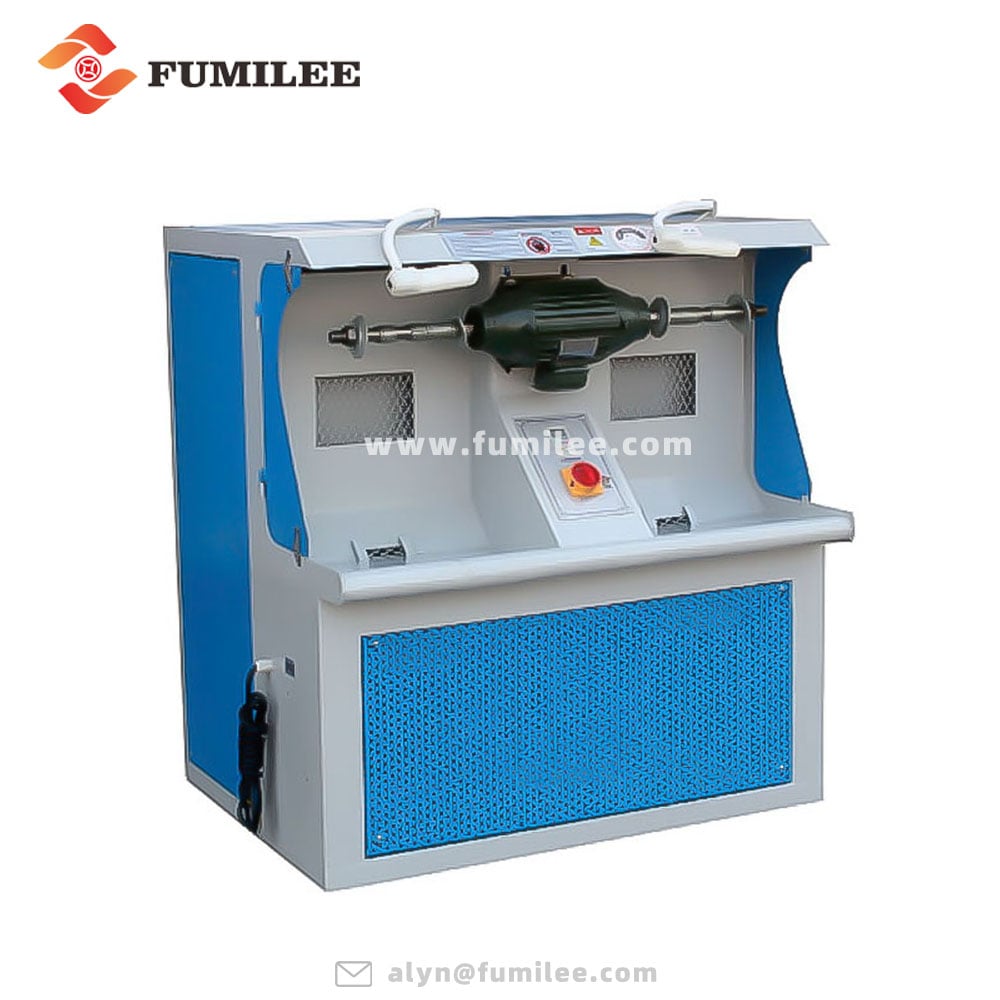 Máquina pulidora inorgánica de cabezal doble con colector de polvo FC-317A