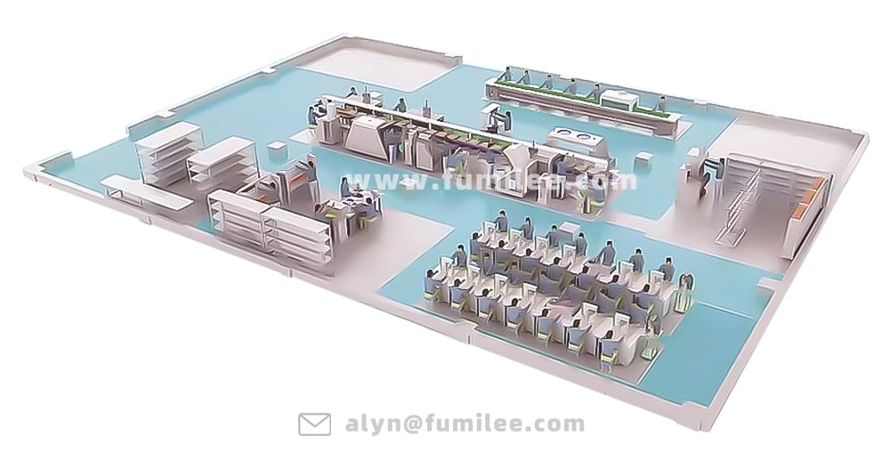 FC- 028 Parameters of the vertical lean production line manufacture