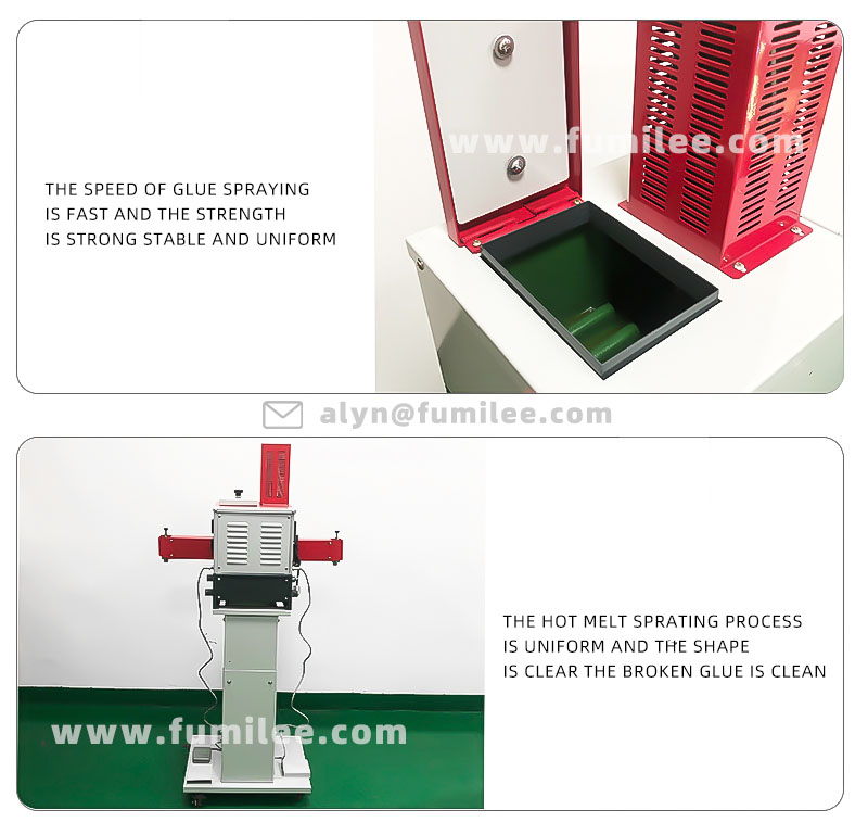 FC-567 Air Pump Type Double Head Glue Spraying Machine supplier