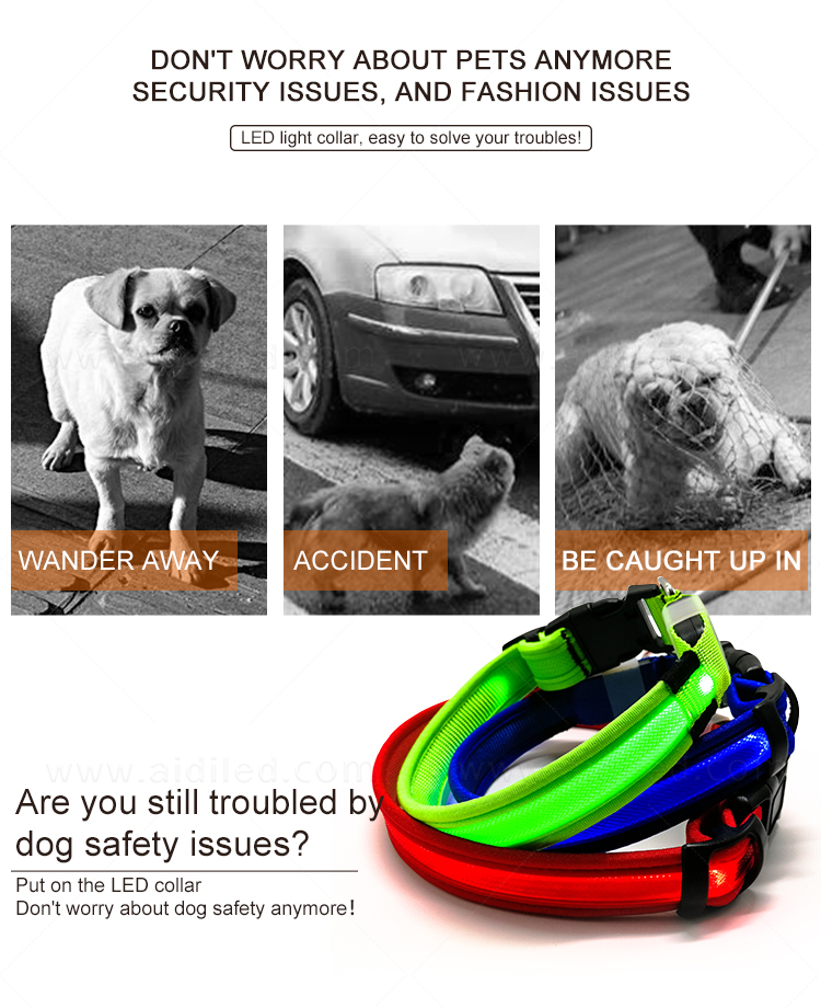 AIDI-C26 LED dog collar manufacture