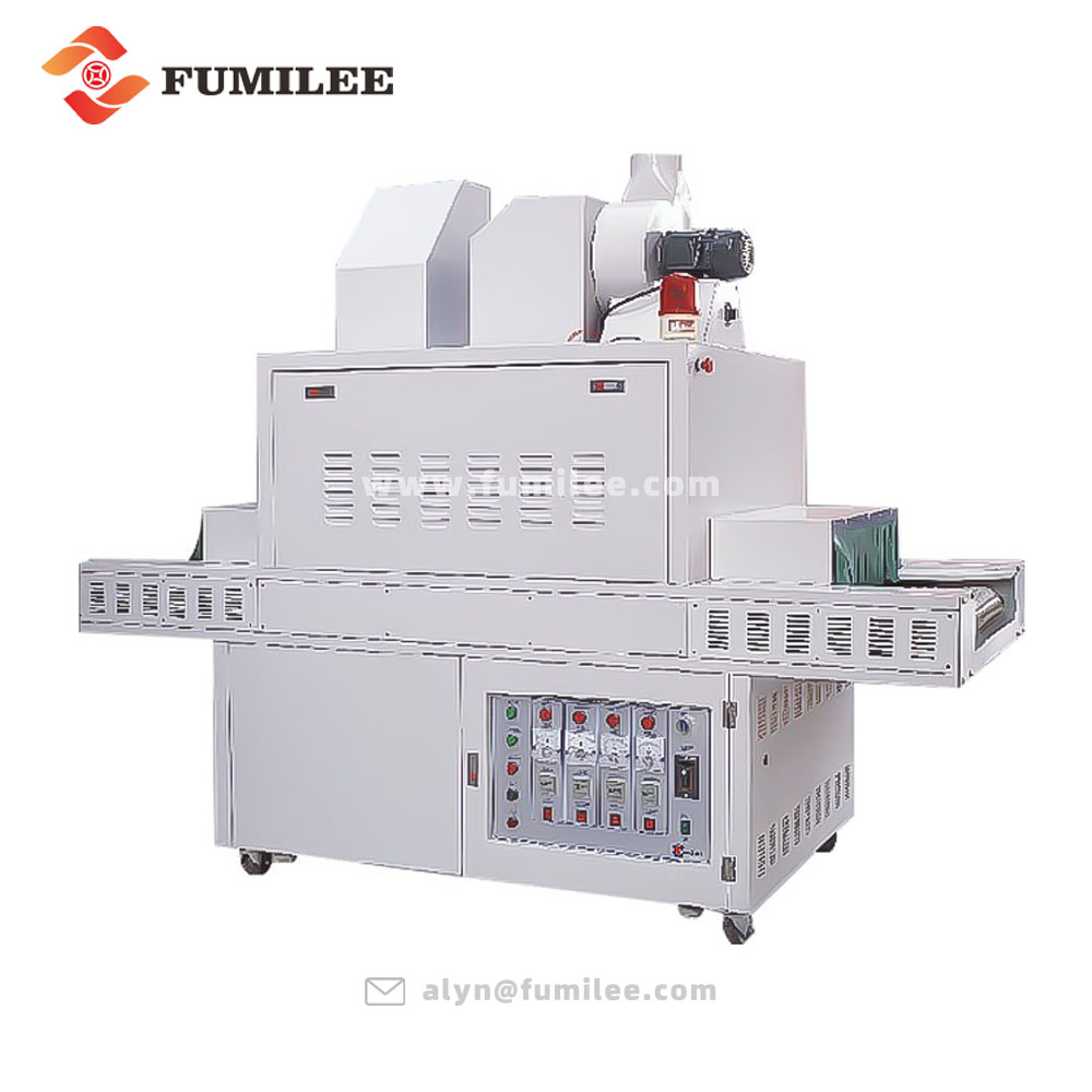 FC-1014 Machine de traitement par radiation UV pour la durcissement de revêtements sur chaussures en cuir et chaussures de sport