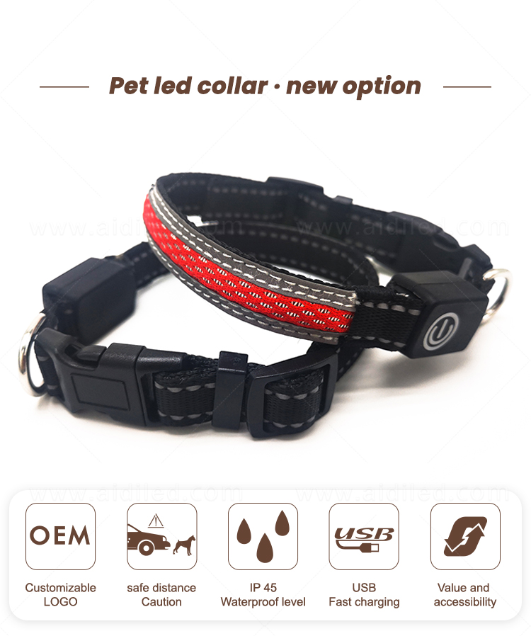 AIDI-C11SS LED dog collar factory