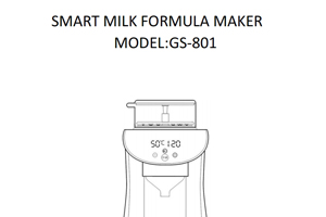 Smart Milk Formula Maker Manual without app