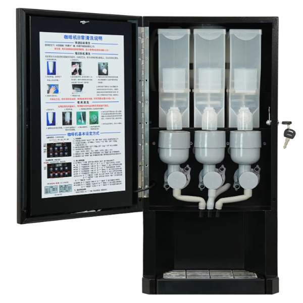 Compact and sleek design makes this coffee machine the perfect addition to any kitchen or office space.