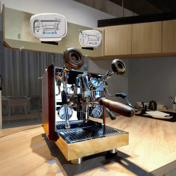 Compact commercial coffee maker