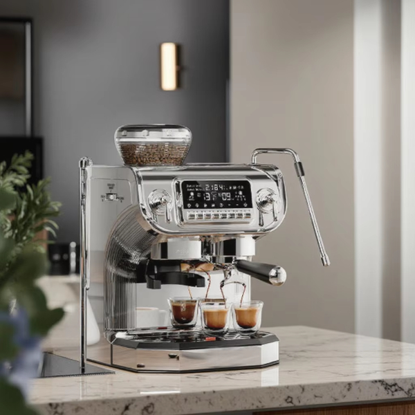 Experience the Rich Flavours of Fresh Coffee At Home with the Espresso Maker and Grinder D