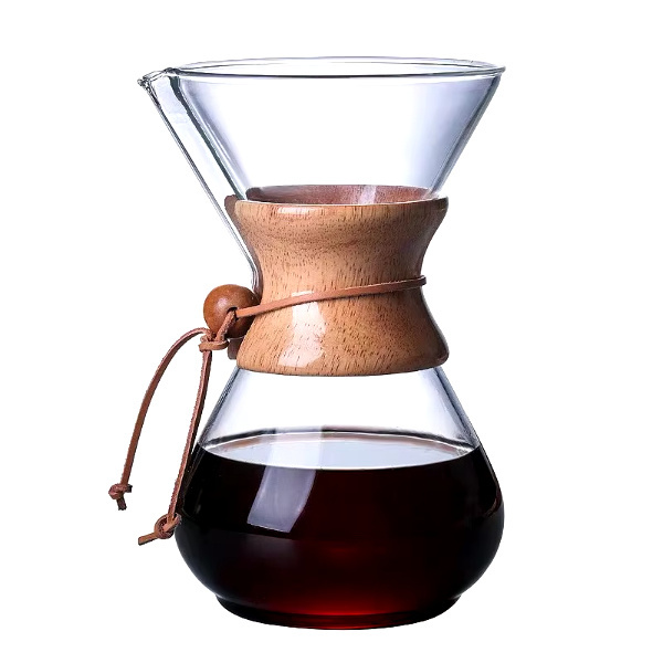 Experimenta el arte del café de goteo con una cafetera de vidrio