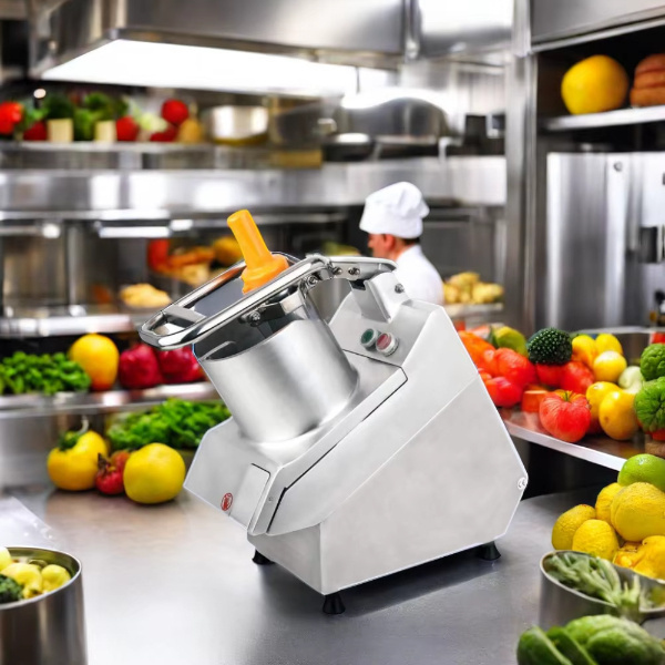 Experimenta con nuevas recetas usando un versátil cortador de alimentos y verduras.