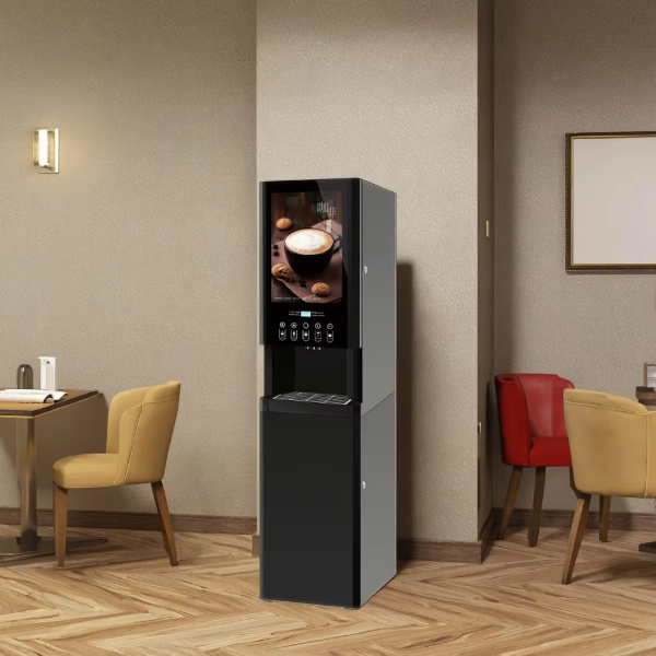 Experimenta el rico y robusto sabor de nuestro café cada vez que uses nuestra máquina expendedora.