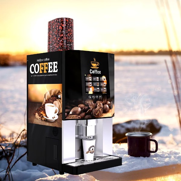 Obtenez votre dose de caféine avec notre distributeur automatique de grains à tasse