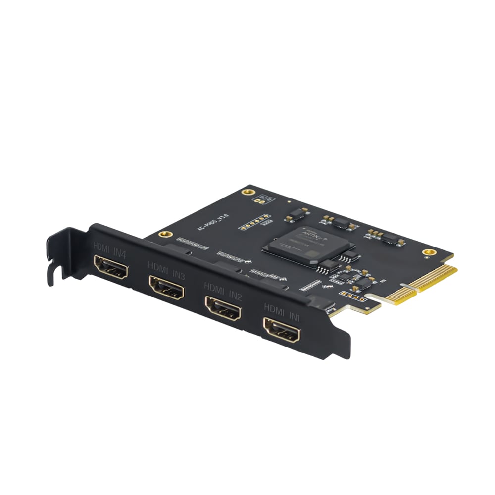 UC3540H Quad HDMI 1080p PCIe x4 Video Capture Card – Low-Latency Multi-Camera Input for Live Production & Conferencing