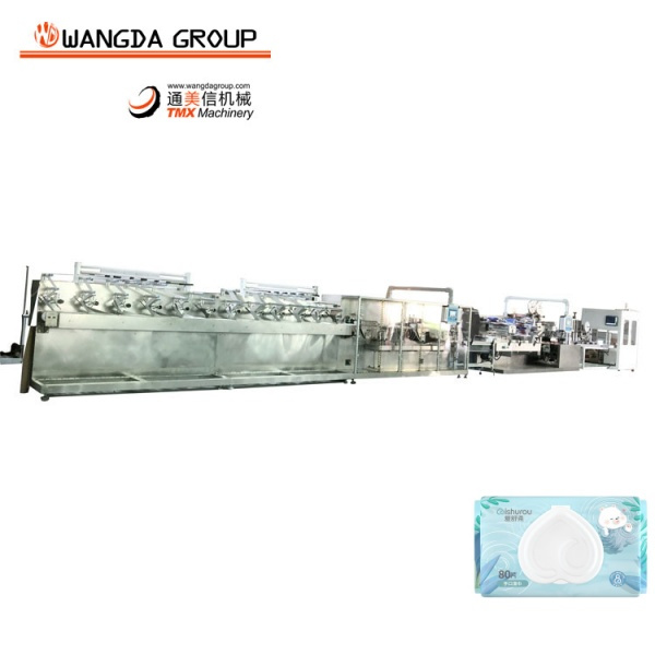Wet wipes machines for upscale brands