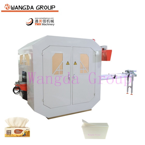 Increased production capacity with a tissue paper cutting machine