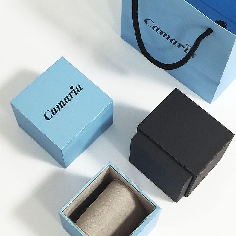 Custom Logo Modern Luxury Single Paper Cardboard Wrist Watch Box Packaging For Gift