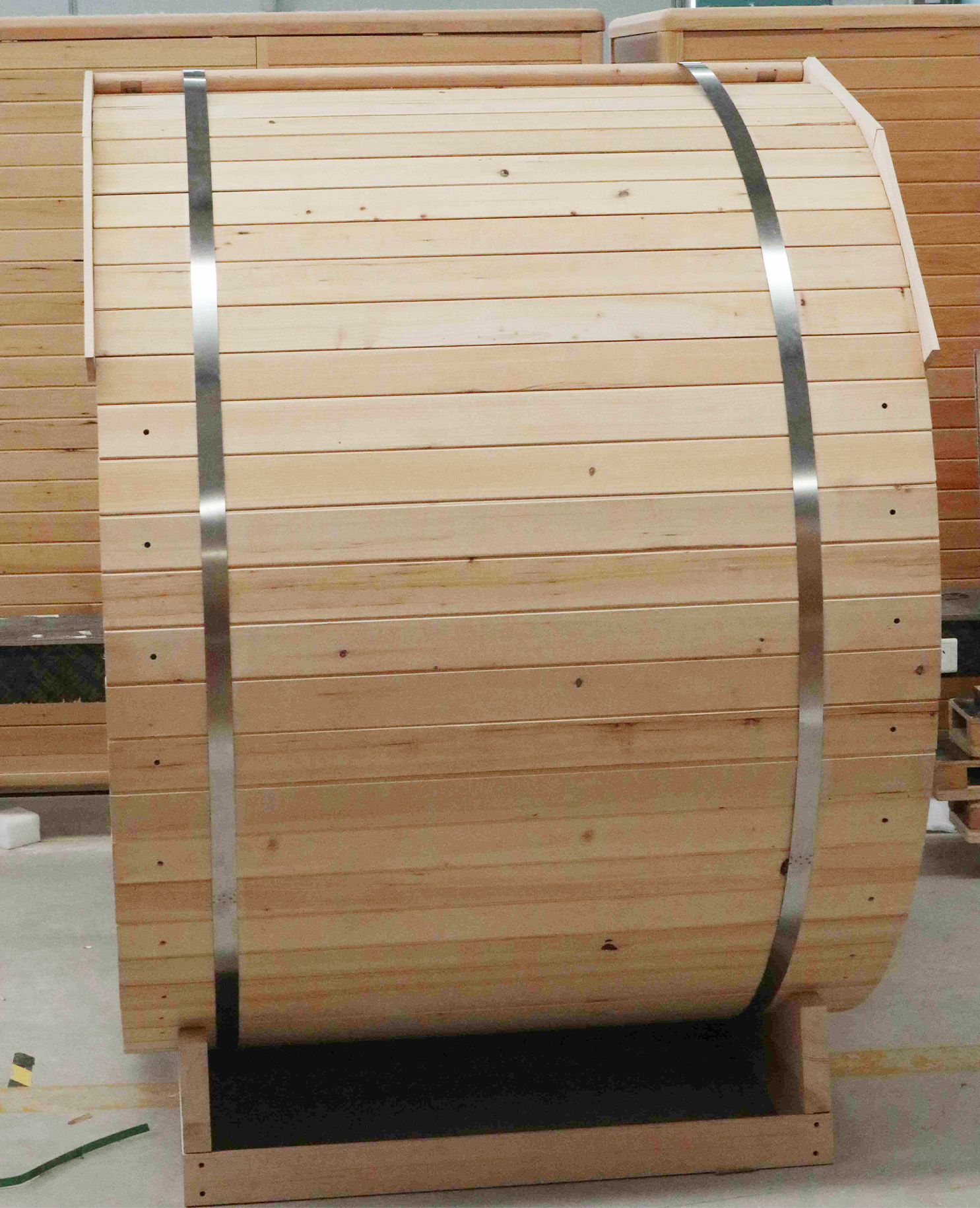 ODM OEM 2025 Traditional Cedar Dry Steam Sauna Circle Sauan for 4 Person manufacture