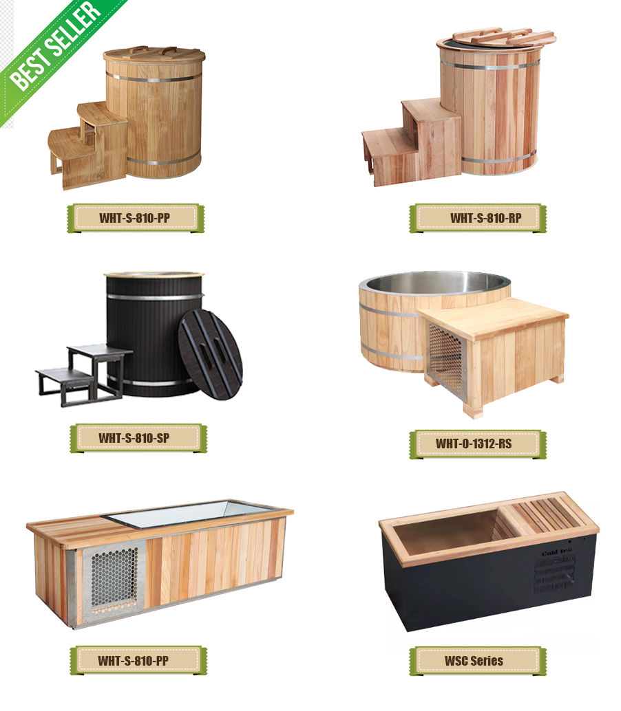 Sports Rcovery Tub Red Cedar Portable Cold Plunge Tub Sports Recovery SpaTub For Home Use supplier