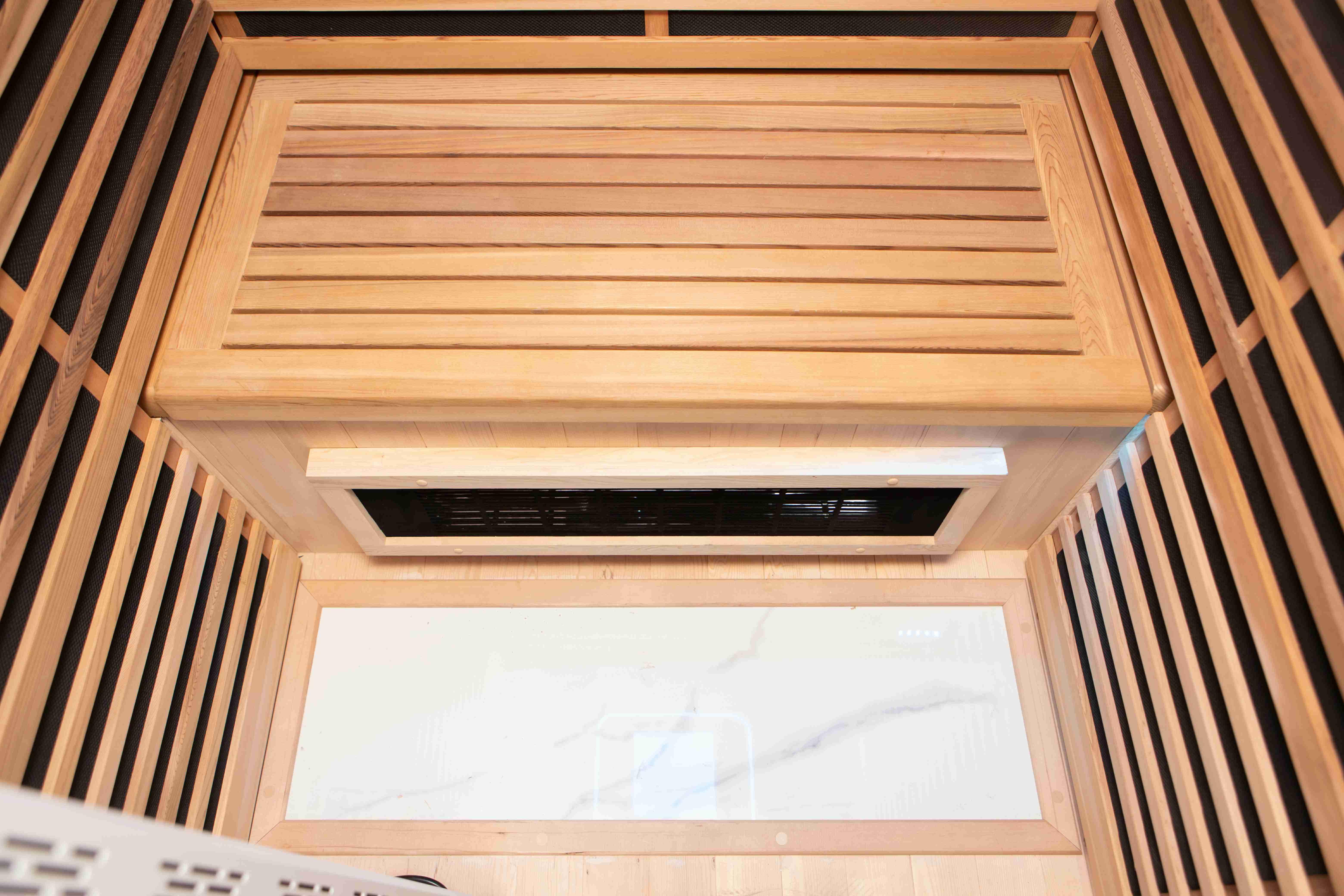 2025 Low EMF Mica Heater  Infrared Sauna Room for 2 Person with Remote App Controller for Pre-heating  Red Light Therapy Lamps details
