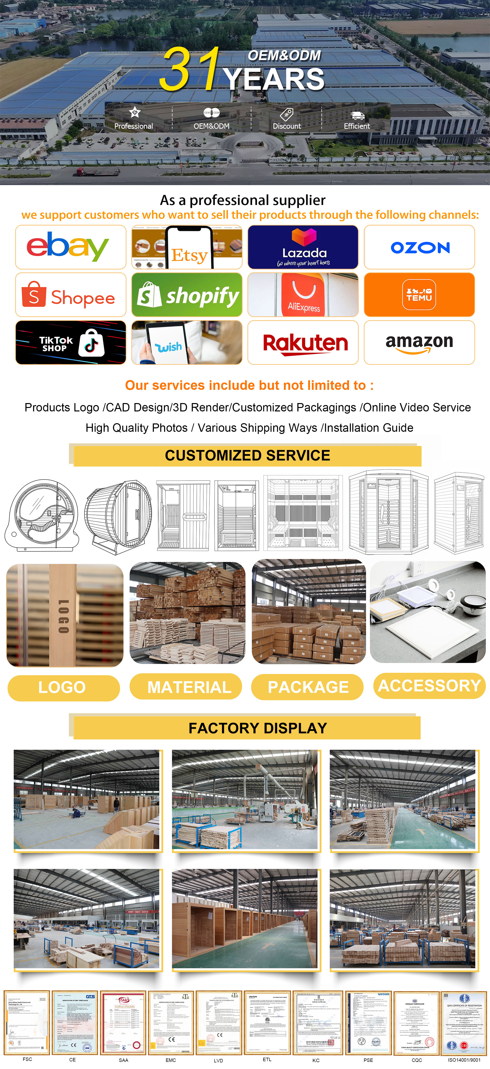 New Model Factory Direct Sale Far Infrared Sauna Room for 2 Person with Red Light Therapy Lamps supplier