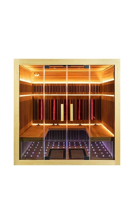 product 2025 ready to ship 5 people low emf far infrared sauna with intelligent control panel553-3
