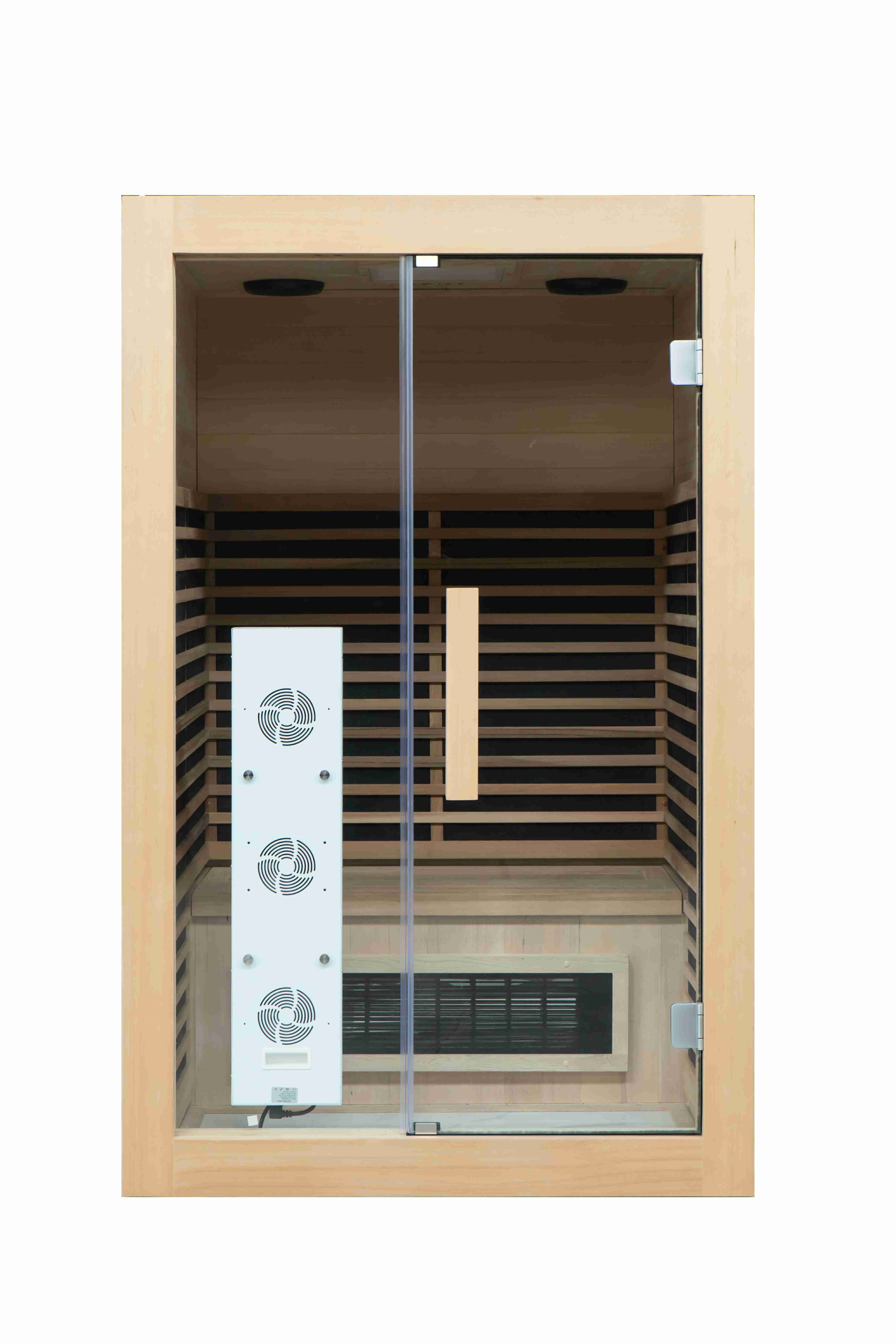 2025 Low EMF Mica Heater  Infrared Sauna Room for 2 Person with Remote App Controller for Pre-heating  Red Light Therapy Lamps details