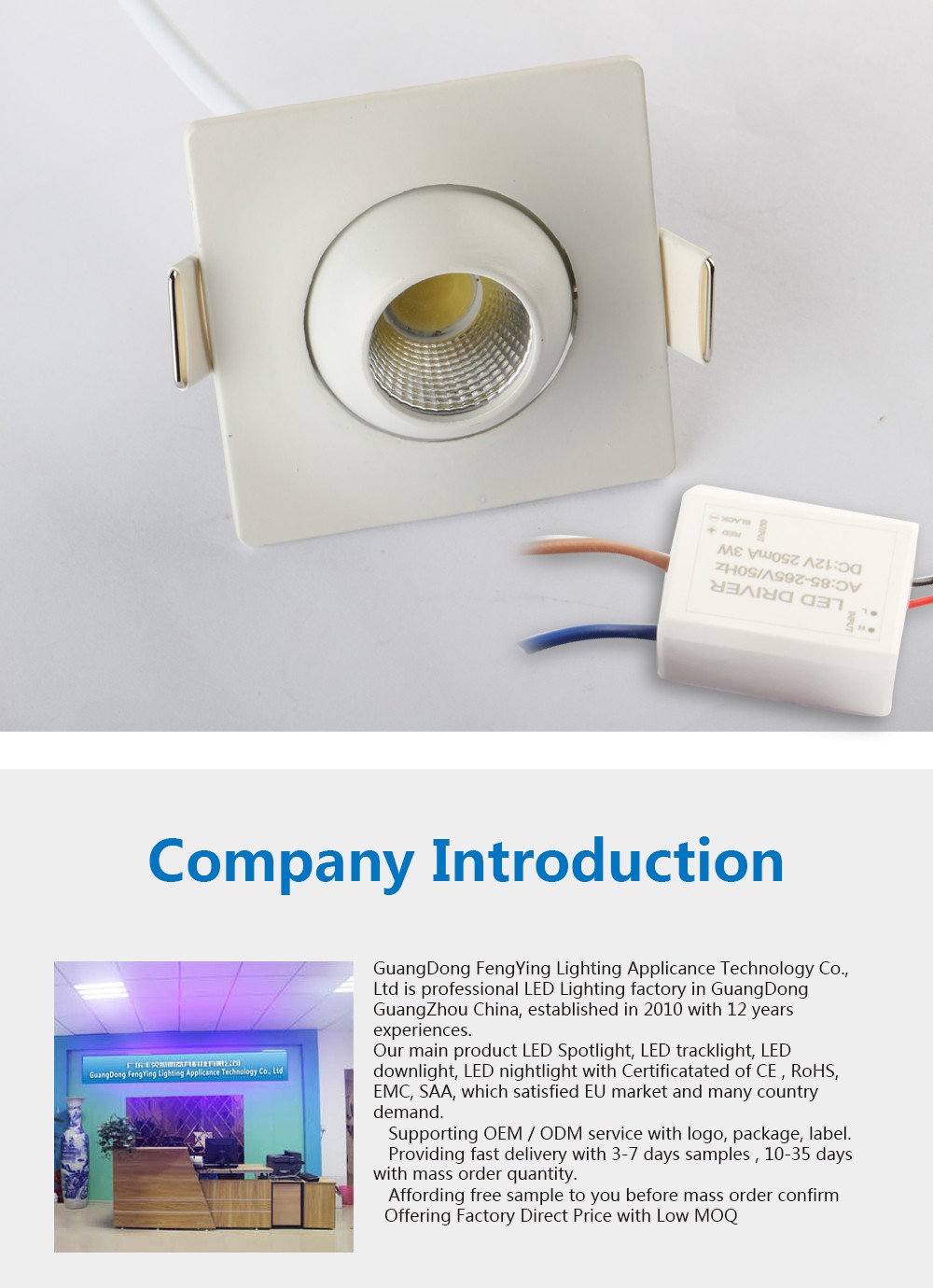 5W Mini Spot LED Light HX-113 Versatile and Easy Installation details