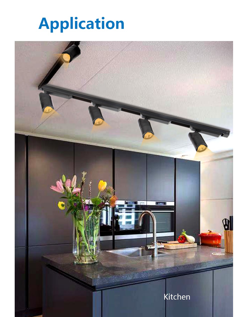 track light 6 (4) Energy efficient 24v 5w Indoor Magnetic Track Lighting Easy-to-Install details
