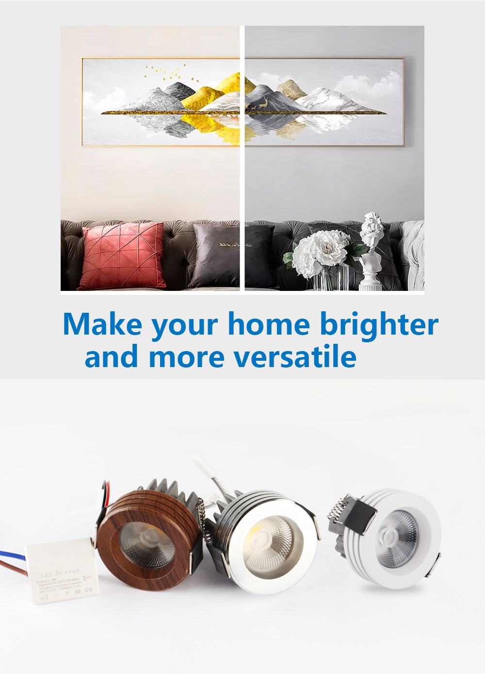 5W Indoor Spot Light Mini downlight HX-080 powerful lighting solution manufacture