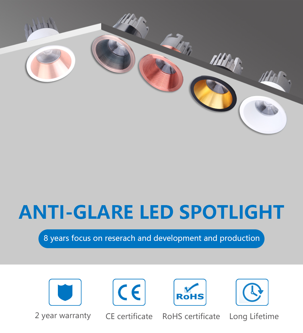 3W Mini Spot Light adjustable led spotlight crystal led recessed spotlight HX-083 manufacture