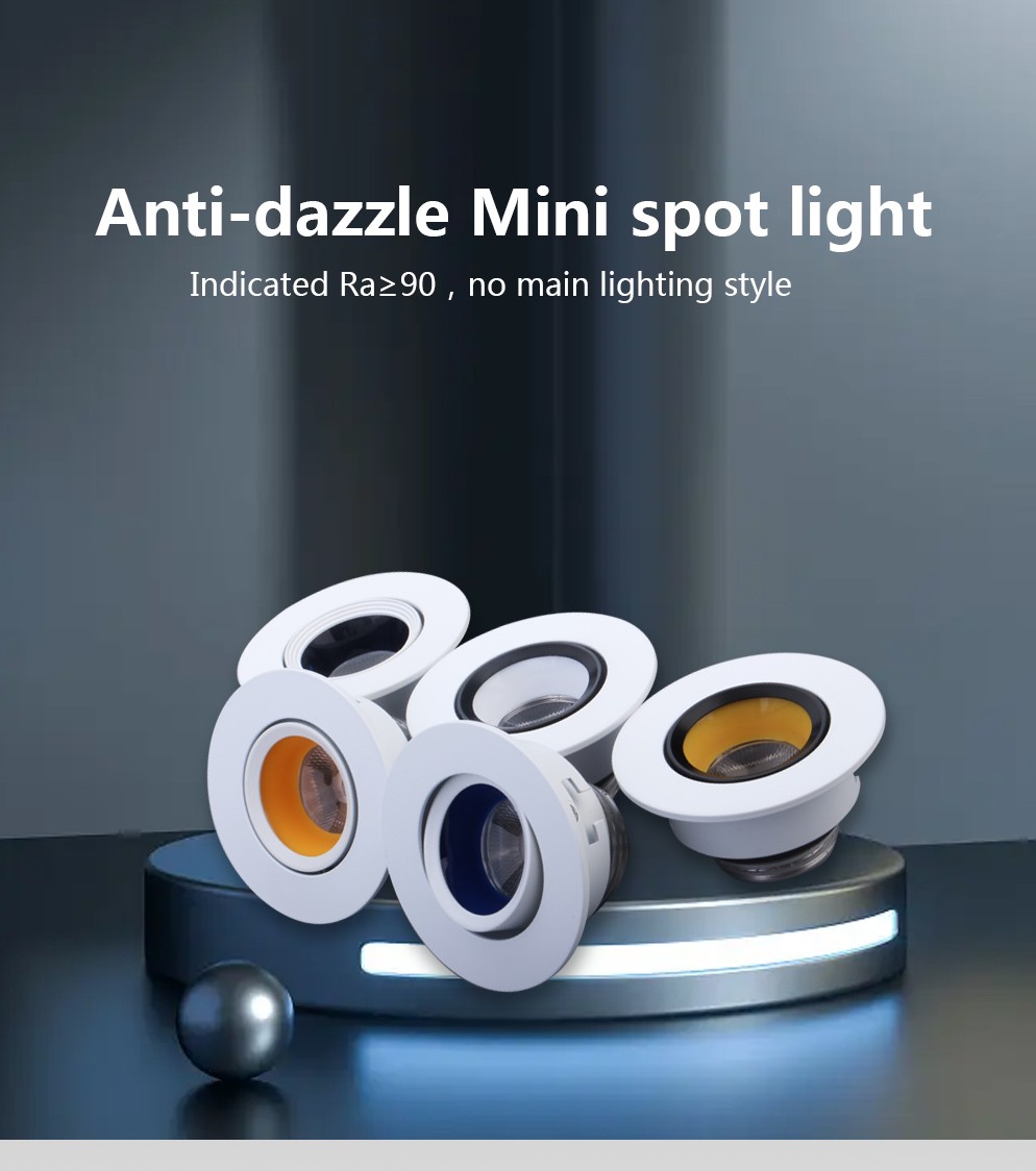 HX-082小射灯详情页_02 Compact Size 3W Mini Spot Light led HX-082 LED Technology manufacture