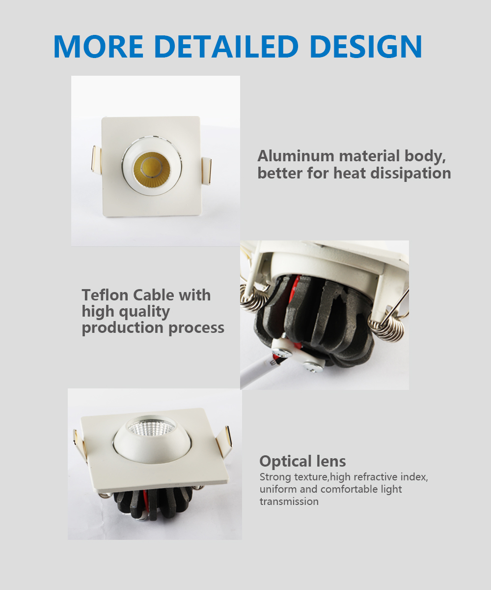 5W Mini Spot LED Light HX-113 Versatile and Easy Installation details