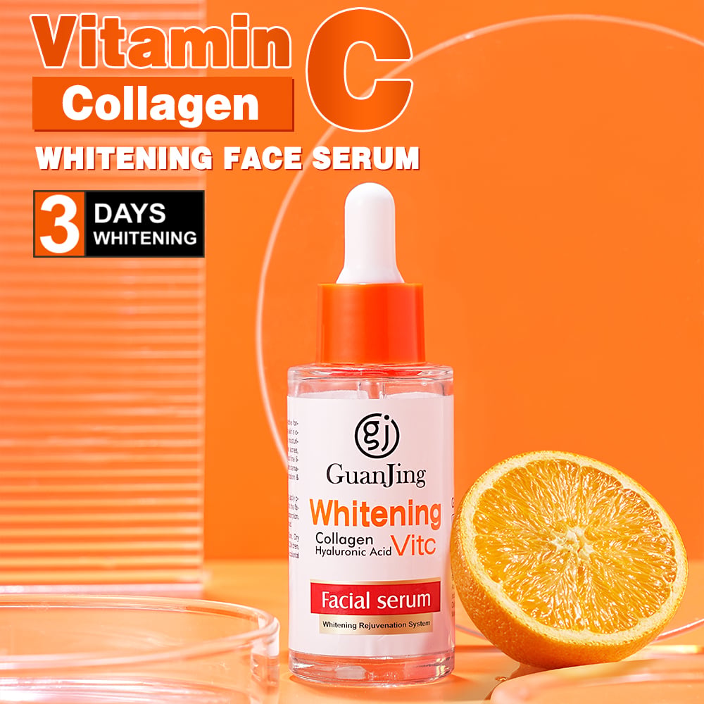 Venta al por mayor, fabricación bajo marca propia (OEM): suero facial hidratante y blanqueador, con vitamina C y colágeno