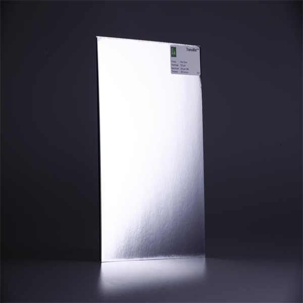 Eco-friendly and sustainable silver laminated paper roll option for businesses