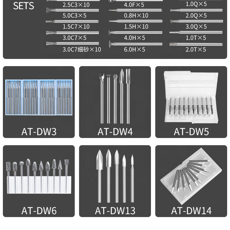 2025 AT-ND15 nail drill bits 12 in 1 sharp 4xc manufacture
