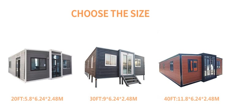New Product Flat Packed Expandable Home Glass Window Residential Casas Modulares Foldable Quick Install Tiny Container House supplier