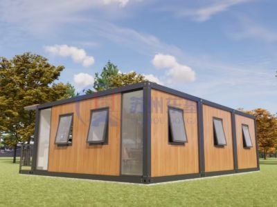 CE certified prefab house complies with international building safety requirements