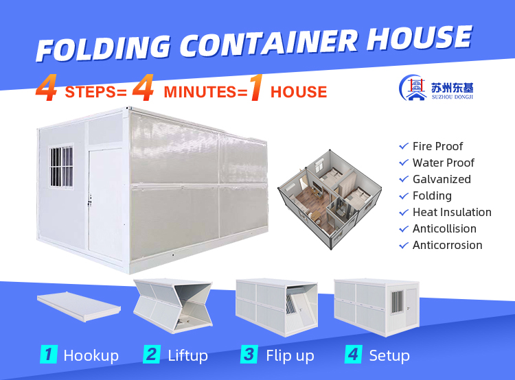 Modern China Made Folding Container House Pack Fabricated High-Tech Living Solution Apartment manufacture