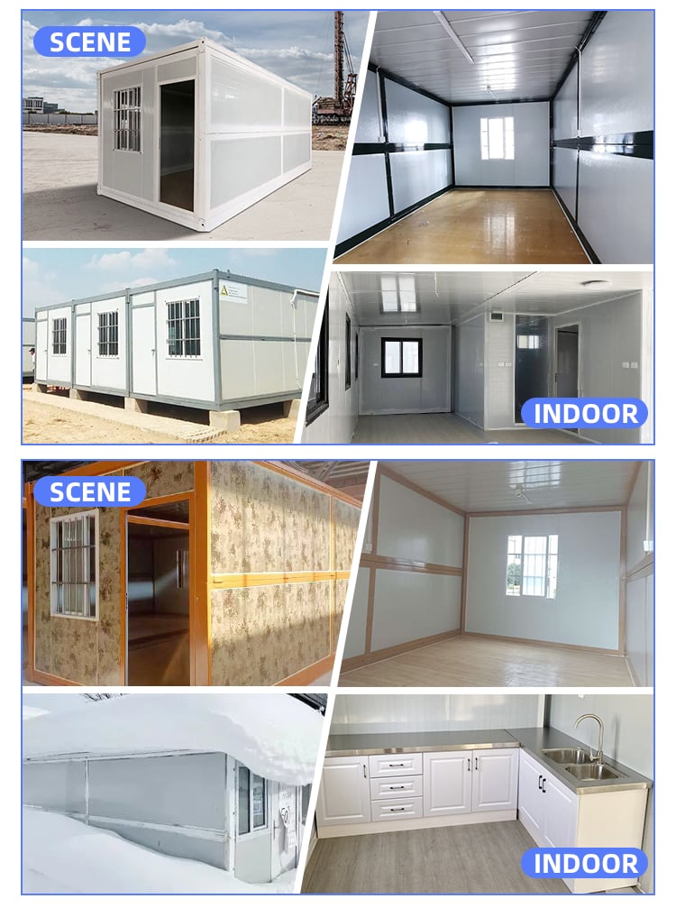 Modern China Made Folding Container House Pack Fabricated High-Tech Living Solution Apartment details