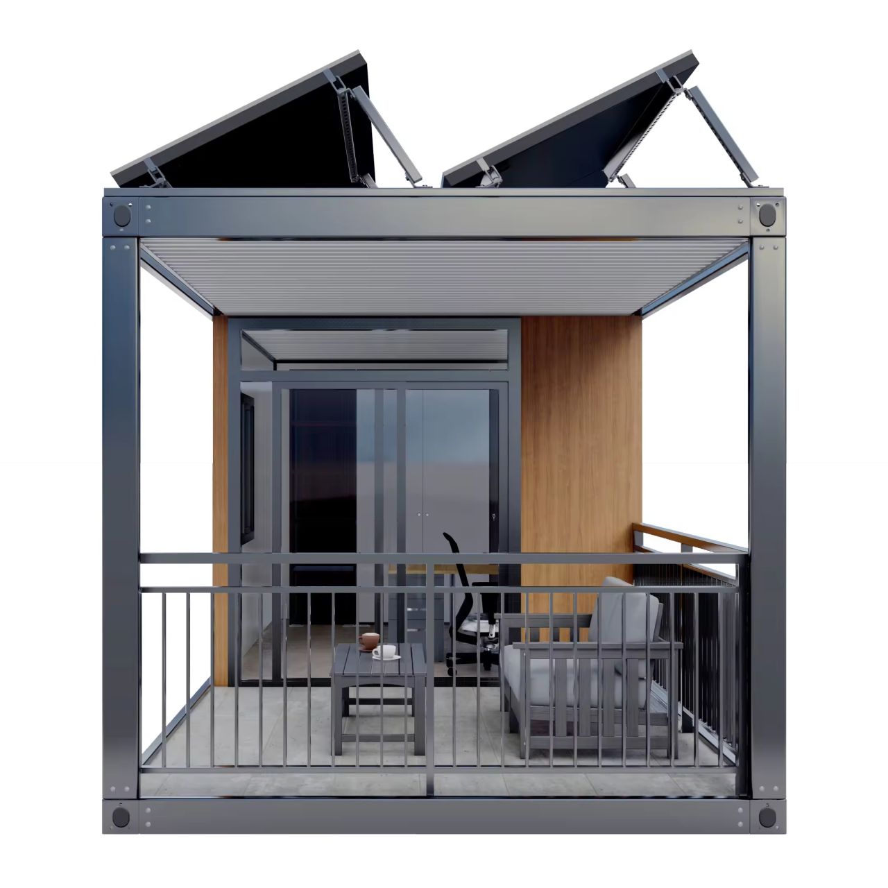 The Flexibility of a Shipping Container House