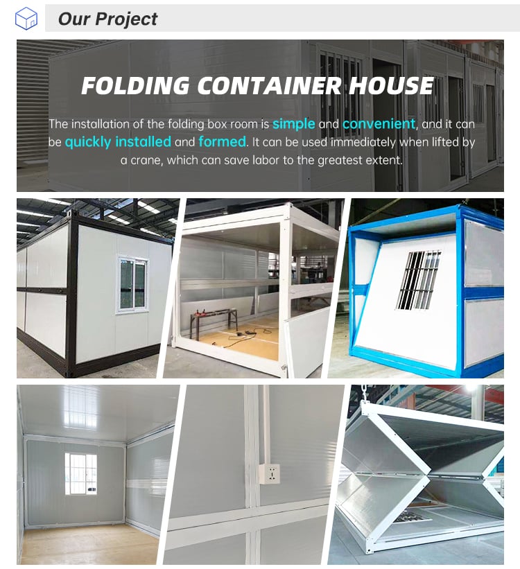 Modern China Made Folding Container House Pack Fabricated High-Tech Living Solution Apartment factory