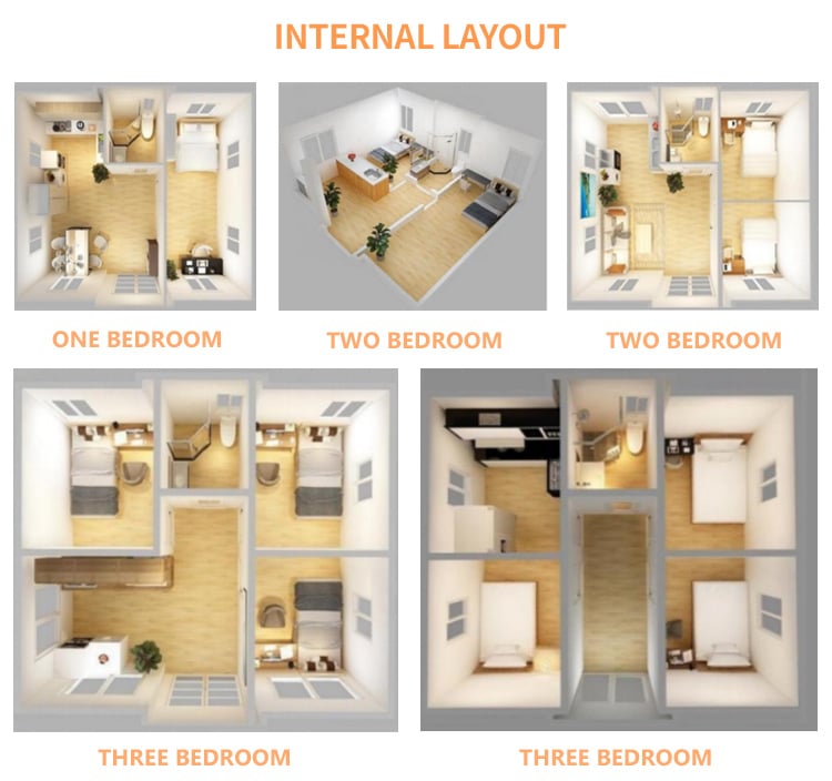 New Product Flat Packed Expandable Home Glass Window Residential Casas Modulares Foldable Quick Install Tiny Container House manufacture