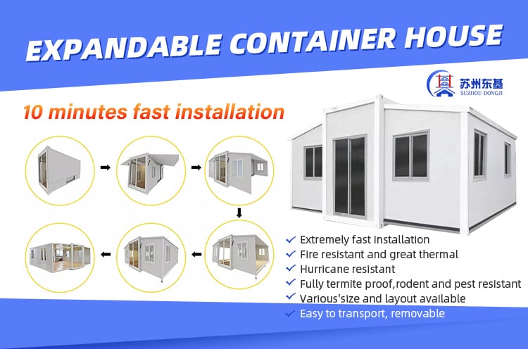 Low Cost Extendable Folding Container House Prefabricated Design for Mobile Living in Nepal details