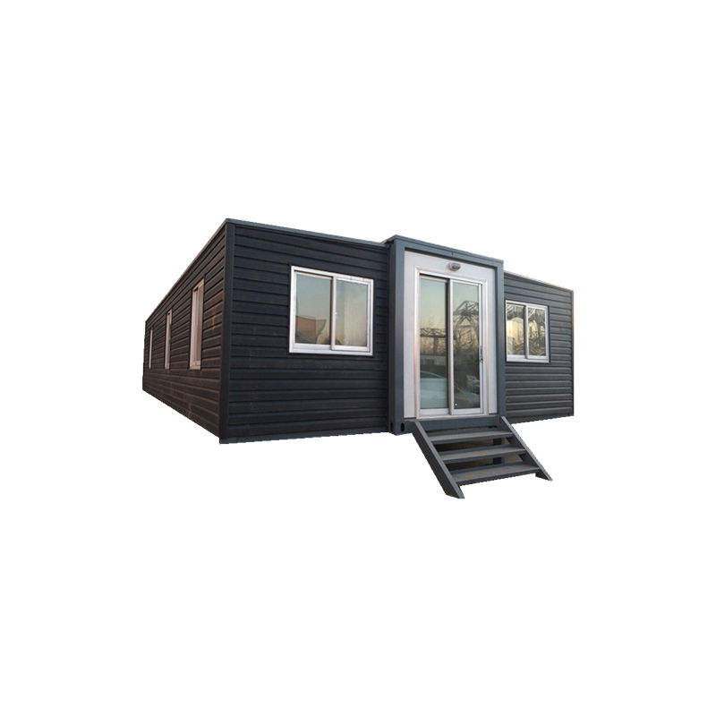 20FT Prefabricated Modular Container House Small Corrugated Board Double Sloping Roof Flat Pack Prefab for Home Use manufacture